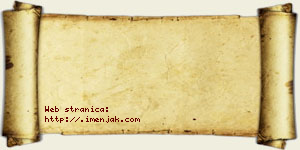 Mara Bzenić vizit kartica